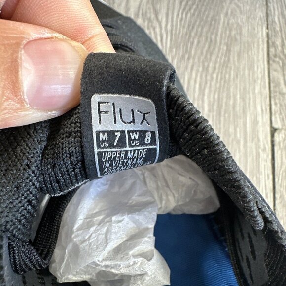 FLUX UNISEX ADAPT TRAINER SNEAKERS BLACK KNIT SIZE Barefoot - Picture 9 of 9